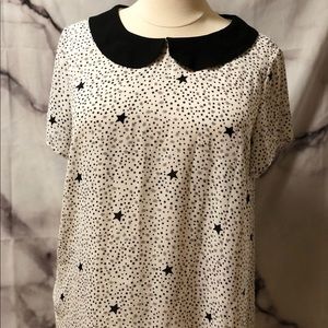 Collar star blouse
